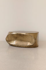 ROCHER MEDIUM TABLE IN POLISHED BRASS RESIN
