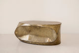 ROCHER MEDIUM TABLE IN POLISHED BRASS RESIN