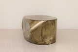 ROCHER MEDIUM TABLE IN POLISHED BRASS RESIN