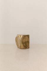 ROCHER SMALL TABLE IN POLISHED BRASS RESIN
