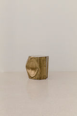 ROCHER SMALL TABLE IN POLISHED BRASS RESIN