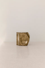 ROCHER SMALL TABLE IN POLISHED BRASS RESIN