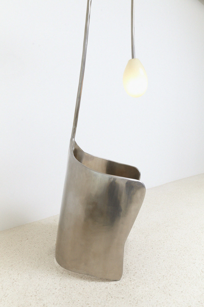 THE MOULIN FLOOR LAMP IN POLISHED INOX