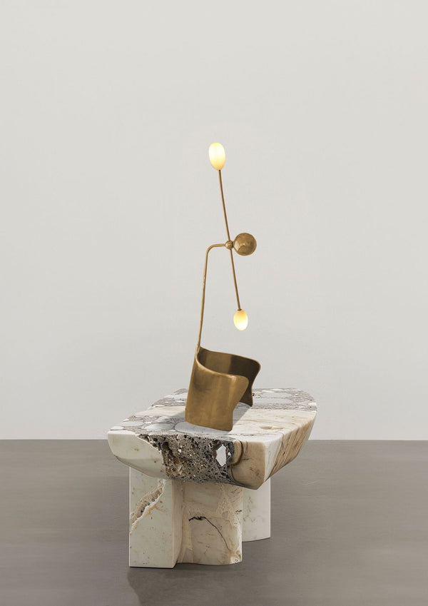 THE MOULIN TABLE LAMP IN POLISHED BRASS