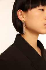 VOVO EARRINGS GOLD AND SILVER