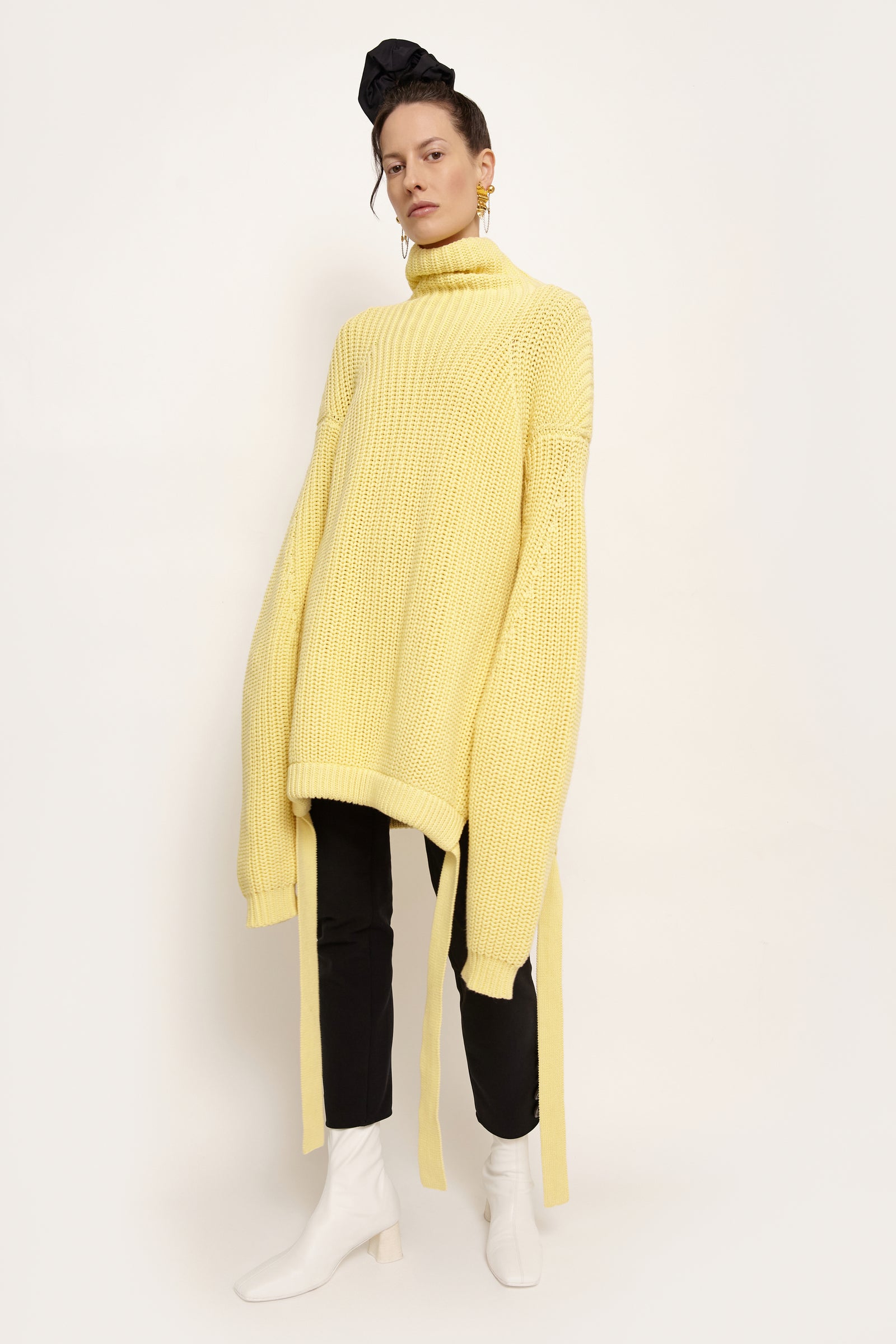 leinwande Shaggy Knit Trousers イエロー TART OVERSIZED KNIT – Ellery.com
