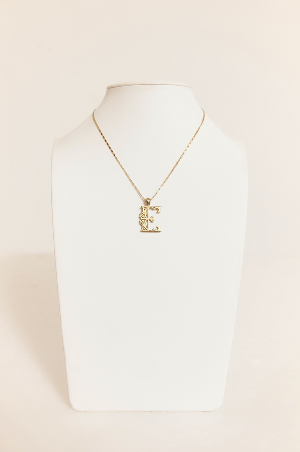 ALPHABET PENDANT NECKLACE