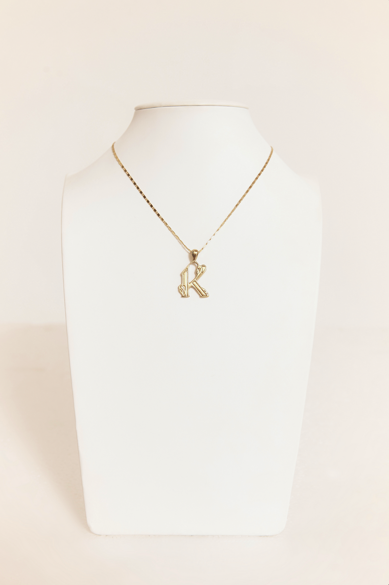 ALPHABET PENDANT NECKLACE