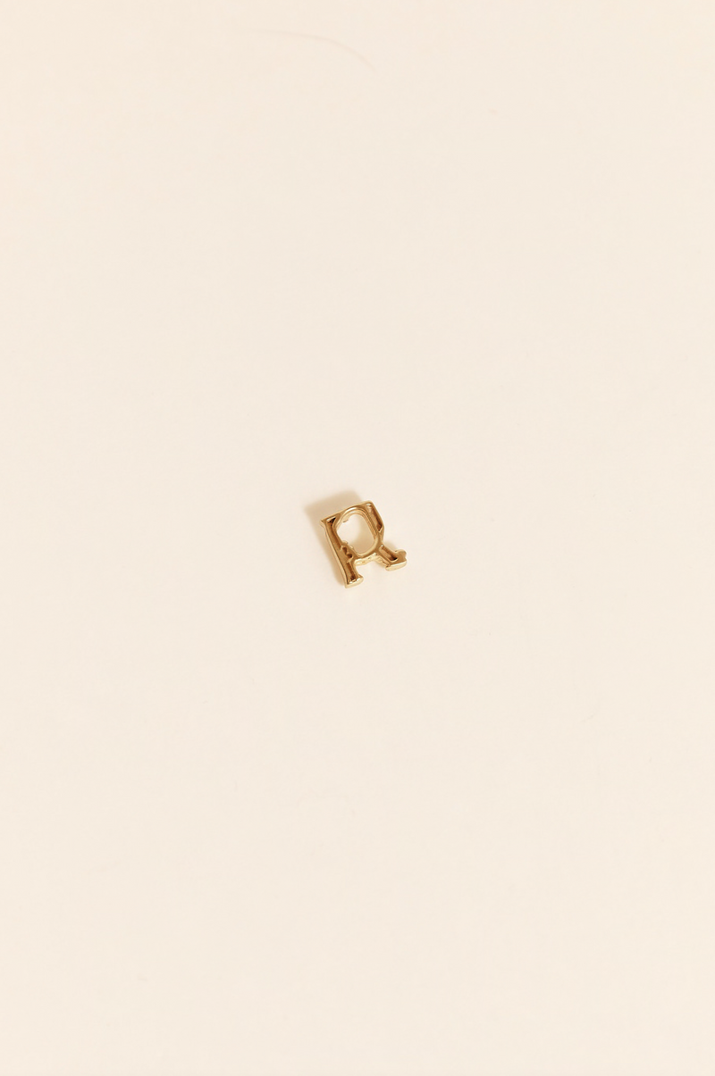 ALPHABET STUD EARRINGS