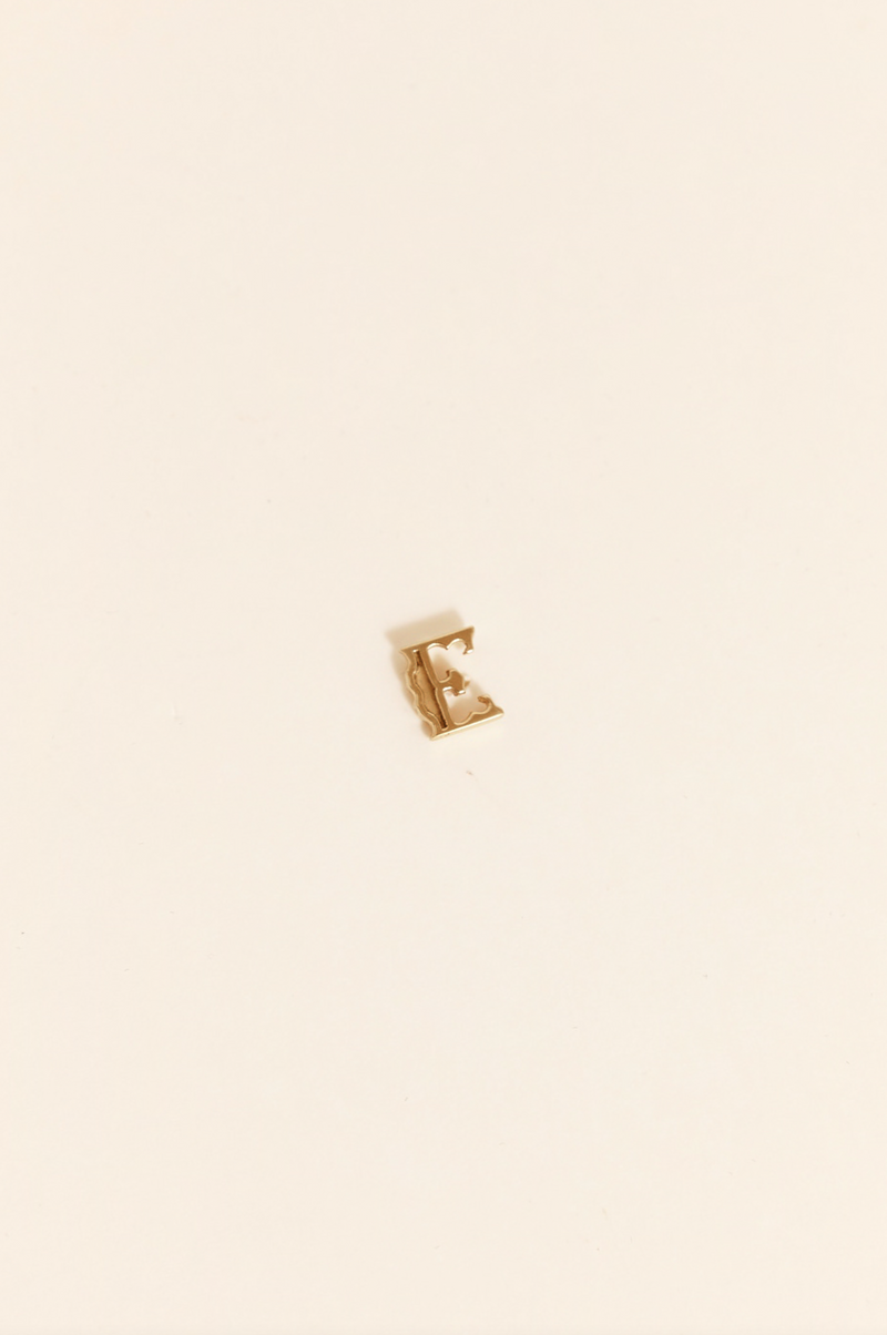 Alphabet online stud earrings
